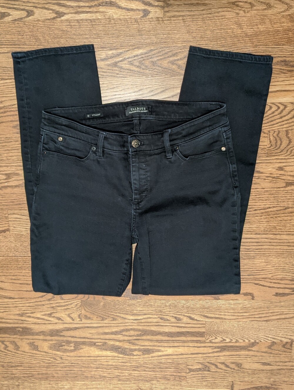 Talbots Black Straight Jeans